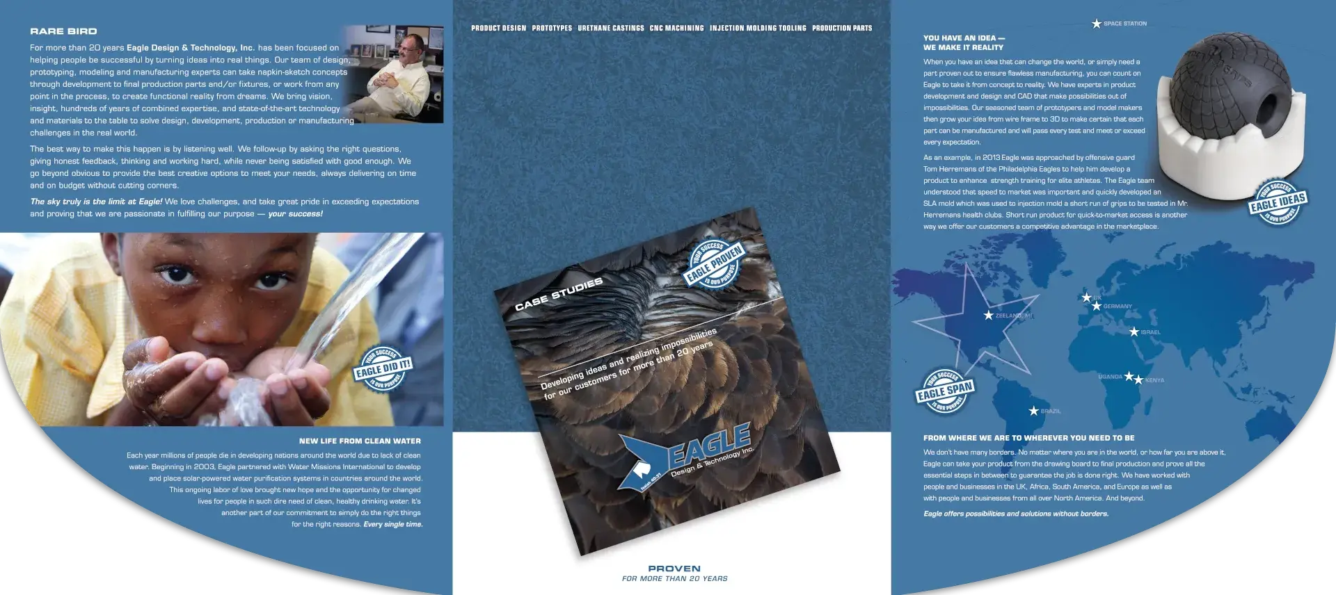 eagle brochure unfolded